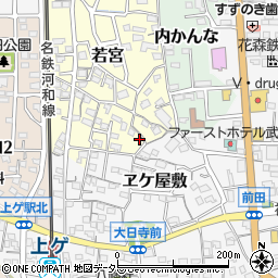 愛知県知多郡武豊町若宮43周辺の地図