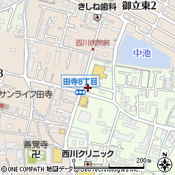 但馬信用金庫姫路北支店周辺の地図