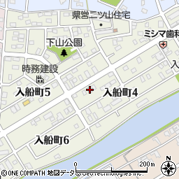 愛知県碧南市入船町周辺の地図
