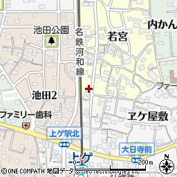 愛知県知多郡武豊町若宮11周辺の地図