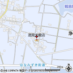 兵庫県小野市浄谷町2298周辺の地図