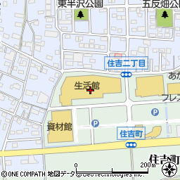 スーパービバホーム鈴鹿店周辺の地図