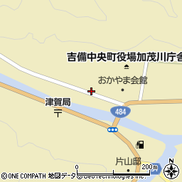 岡山県加賀郡吉備中央町下加茂1101周辺の地図