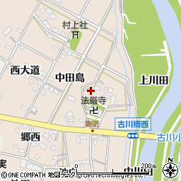 愛知県西尾市寄近町堂本周辺の地図