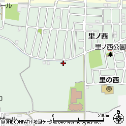 京都府城陽市久世里ノ西117周辺の地図