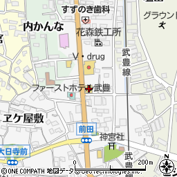 アップガレージ　半田武豊店周辺の地図