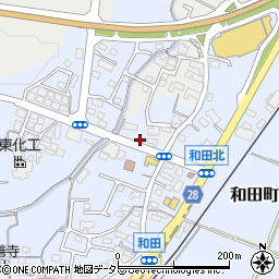 三重県亀山市和田町777周辺の地図