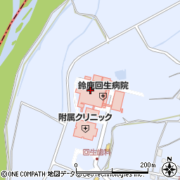 鈴鹿回生病院（峰和会）周辺の地図