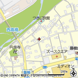 静岡県藤枝市築地858周辺の地図