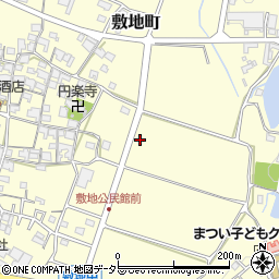 兵庫県小野市敷地町周辺の地図