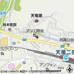 静岡県浜松市天竜区二俣町阿蔵160周辺の地図