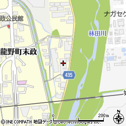 兵庫県たつの市龍野町末政270周辺の地図