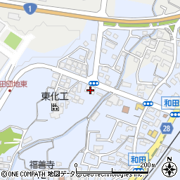 三重県亀山市和田町876周辺の地図