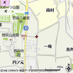 京都府八幡市野尻北ノ口23周辺の地図