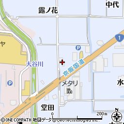 京都府八幡市戸津堂田53周辺の地図