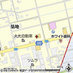 静岡県藤枝市築地405周辺の地図
