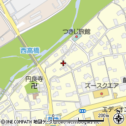 静岡県藤枝市築地920-3周辺の地図
