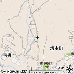 愛知県蒲郡市坂本町42-1周辺の地図