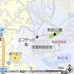 三重県亀山市和田町1318-1周辺の地図