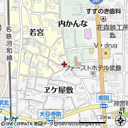 愛知県知多郡武豊町若宮152周辺の地図