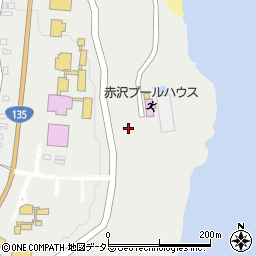 赤沢プールハウス・赤沢テニスコート駐車場周辺の地図