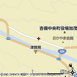 岡山県加賀郡吉備中央町下加茂1098周辺の地図