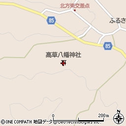 高草八幡神社周辺の地図