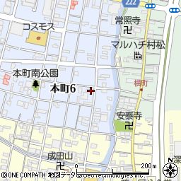 岡本内科医院周辺の地図