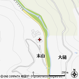 宇治田原町役場　浄化センター周辺の地図