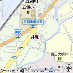 井尻町集会所周辺の地図