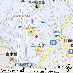 株式会社ニシムラ　藤枝店周辺の地図