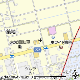 静岡県藤枝市築地403周辺の地図