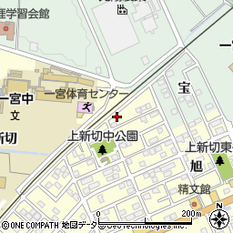愛知県豊川市一宮町旭79周辺の地図