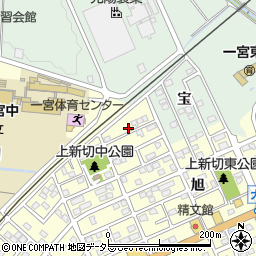 愛知県豊川市一宮町旭96-1周辺の地図