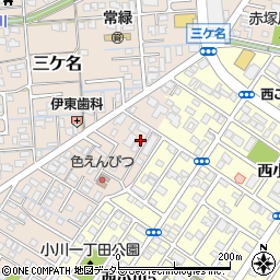 静岡県焼津市三ケ名1060-12周辺の地図