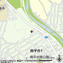 大阪府高槻市南平台1丁目24周辺の地図