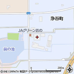 兵庫県小野市浄谷町278周辺の地図