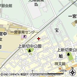 愛知県豊川市一宮町旭96周辺の地図