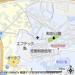 三重県亀山市和田町1317-1周辺の地図