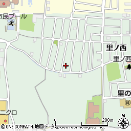 京都府城陽市久世里ノ西184-7周辺の地図