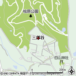 愛知県常滑市檜原（三郎谷）周辺の地図