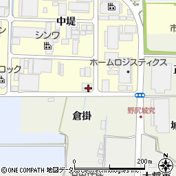 京都府八幡市上津屋中堤152周辺の地図