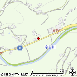 岡山県加賀郡吉備中央町田土1041周辺の地図