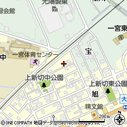 愛知県豊川市一宮町旭94周辺の地図