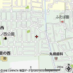 京都府城陽市久世里ノ西141-16周辺の地図