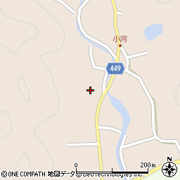 兵庫県相生市矢野町小河212周辺の地図