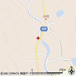 兵庫県相生市矢野町小河213周辺の地図