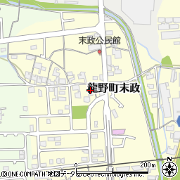 兵庫県たつの市龍野町末政120周辺の地図