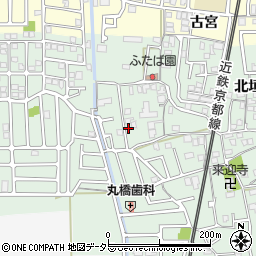 京都府城陽市久世北垣内113周辺の地図