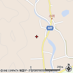 兵庫県相生市矢野町小河292周辺の地図